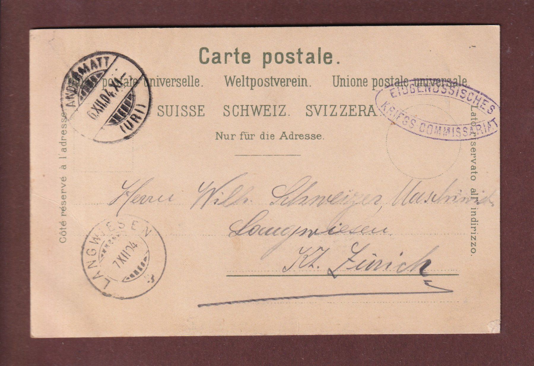 Cartoline postali: TEUFELSBRÜCKE - 1904 // Falte // – Usato da Pully venduto da nicecards 1
