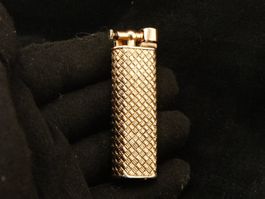DUNHILL Sylphide Feuerzeug aus massiv Sterlingsilber Roségol