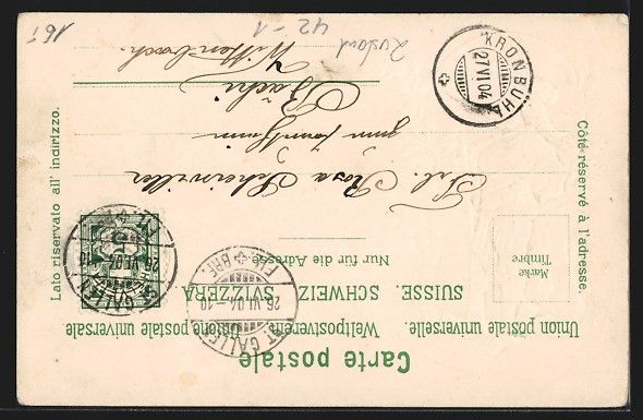 Cartoline postali: Litho St. Gallen, Eidgen. Schützenfest  – Usato da Berlin venduto da bartko-reher 1