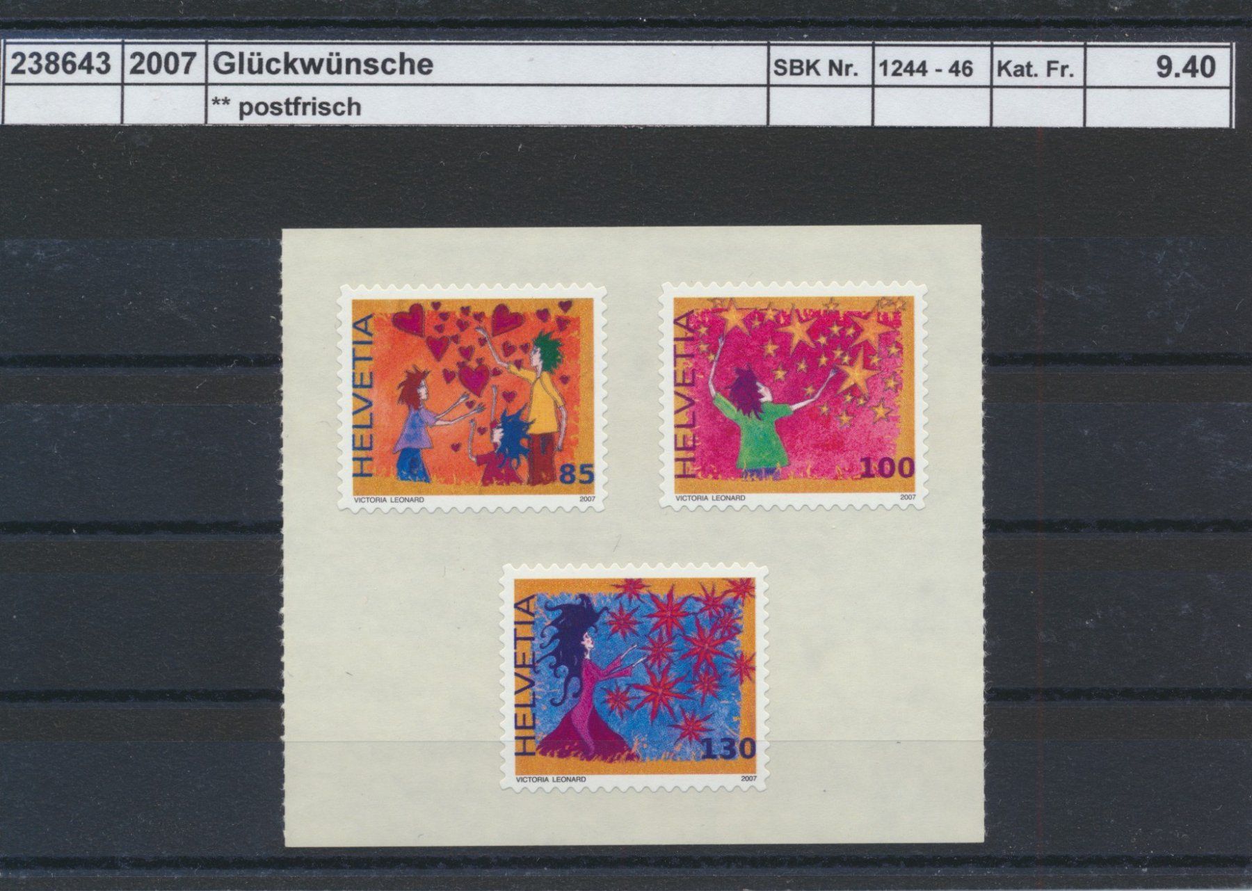 Tous les timbres: 2007 "Glückwünsche", ** postfrisch – Neuf (Voir description) à Winterthur par Zupogeru