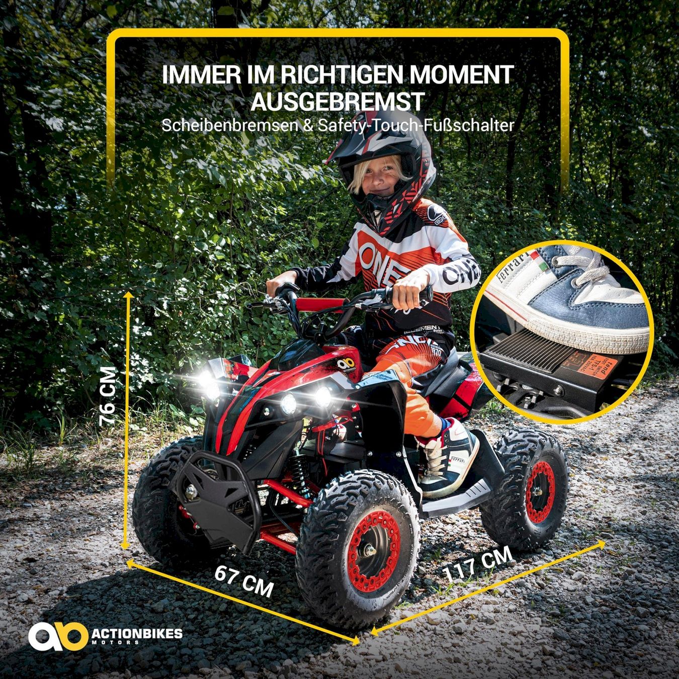 Veicoli per bambini: Actionbikes RENEBLADE Elektro-Kinderquad – Nuovo e nell'imballaggio originale da Bottighofen venduto da zaap 5