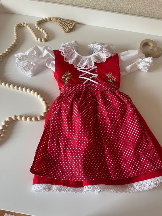 Heidi Kostüm Fasnacht 86 92 Kleid | Kaufen auf Ricardo