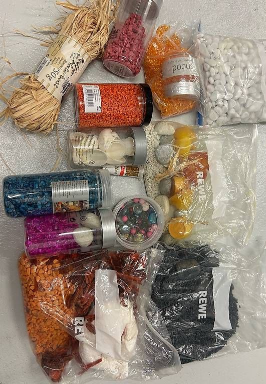 Kit bricolage: Deko Steine Muscheln Kerzen Perlen Basteln – Nuovo (secondo la descrizione) da Mönchaltorf venduto da JeyFischer