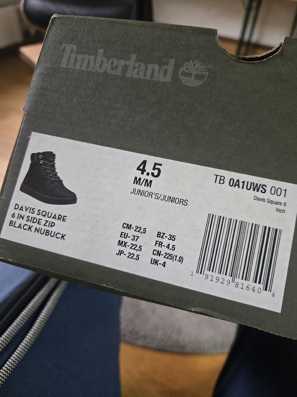 Timberland Scarpe per ragazzi: Timberland Davis Square 6 In Side Zip - Grösse 37 Neu! – Nuovo e nell'imballaggio originale da Zürich venduto da Deesay 6