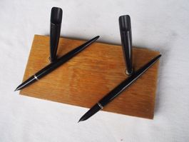 Double stylos PARKER 21 et 51de bureau. 1950