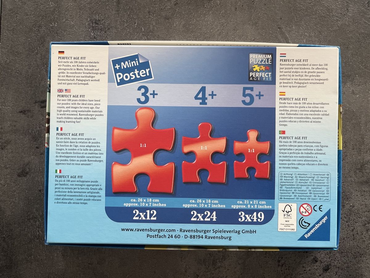Ravensburger Puzzle: 3 Ravensburger Paw Patrol Puzzle – Usato da Aarau Rohr venduto da sid_h6 1