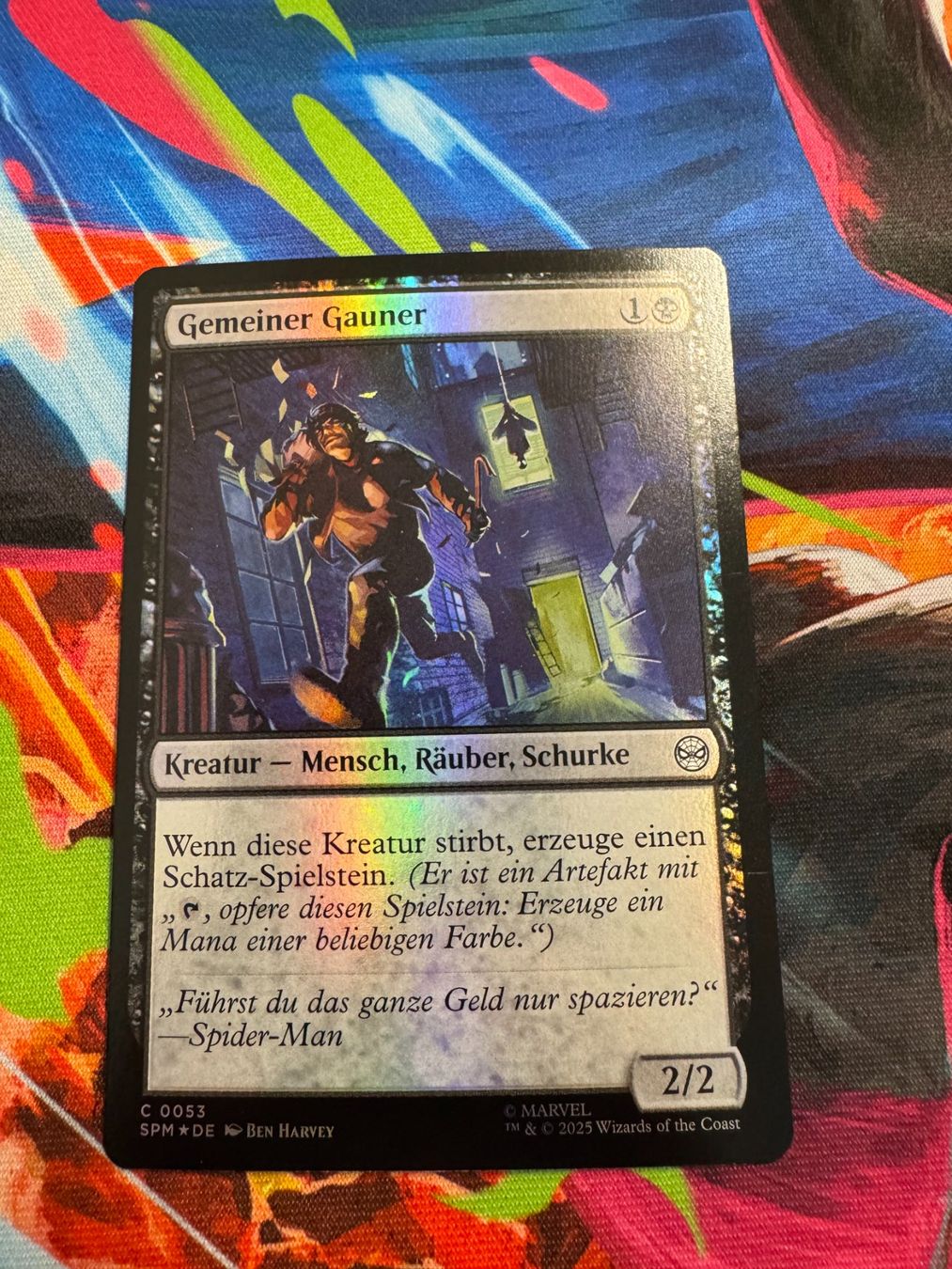 Magic The Gathering Carte collezionabili: Gemeiner Gauner - Foil - Marvel's Spider-Man - Magic – Nuovo (secondo la descrizione) da Bülach venduto da Pfrenzel
