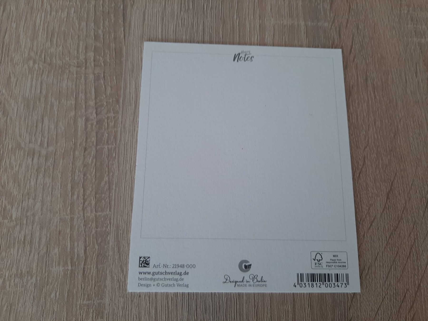 Cartoline: Spruchkarte 11 x 13 cm – Nuovo (secondo la descrizione) da Menziken venduto da Rien1 1