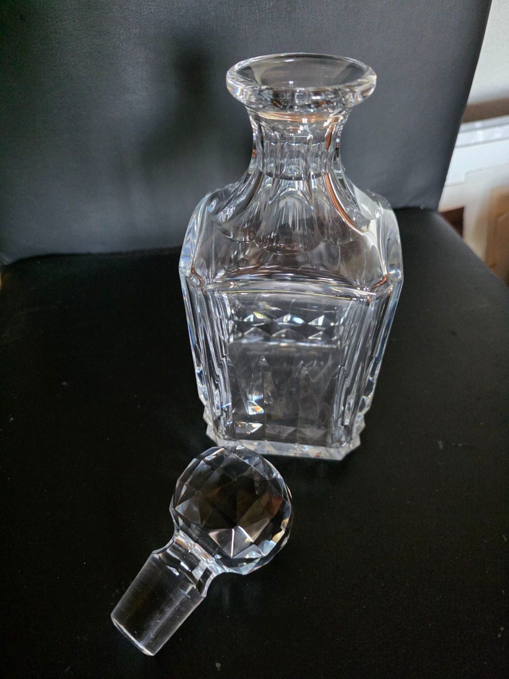 Carafes: schwerer Kristall Glas Karaffe Whiskey Dekanter – D'occasion à Walterswil BE par Lonitti 1