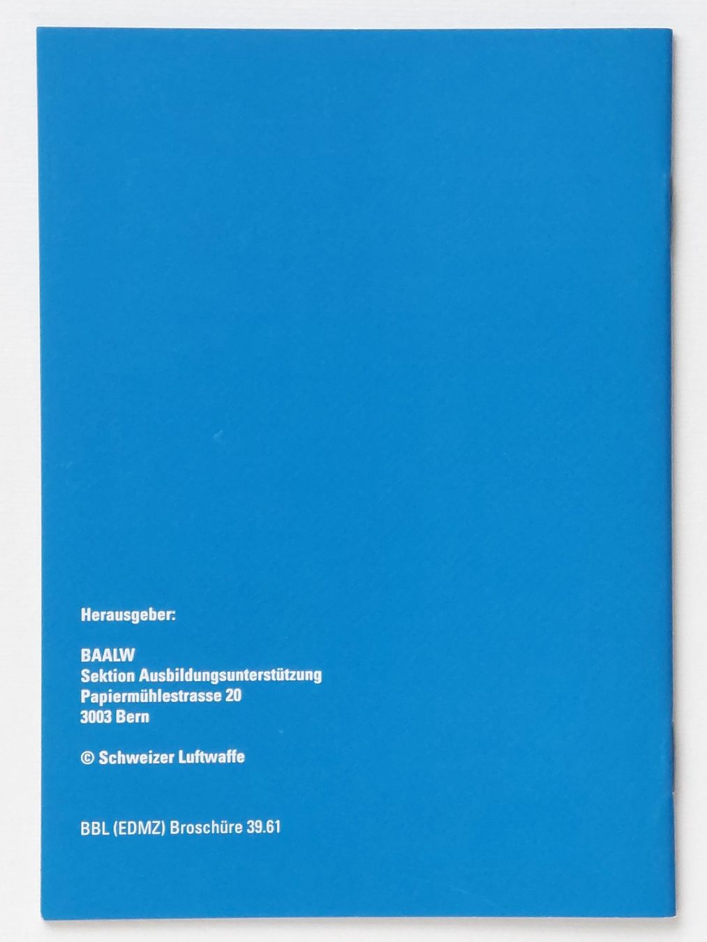Bücher: Flugzeugerkennung - Schweizerische Luftwaffe – Neu (gemäss Beschreibung) aus Liebefeld von Helveticus6 1