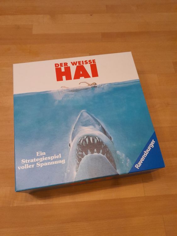 Ravensburger Brettspiel „Der Weiße Hai“ – Strategiespiel Für 2-4 Spieler Ab 12 Jahren – Basierend Auf Dem Filmklassiker