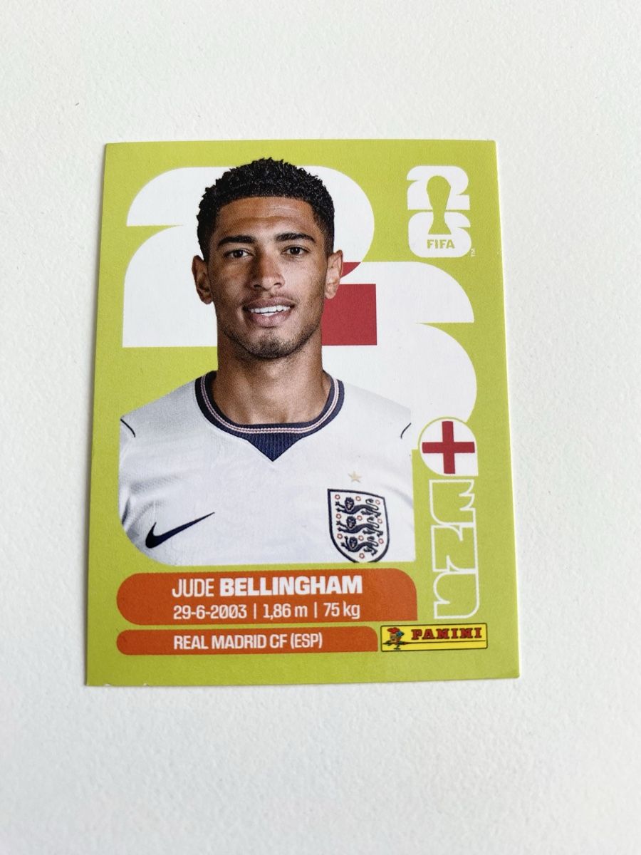 Panini Carte collezionabili: Panini WM 2026 Sticker Jude Bellingham – Usato da Rotkreuz venduto da Once0