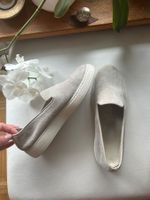Santoni grey suede loafers (38.5) NP550