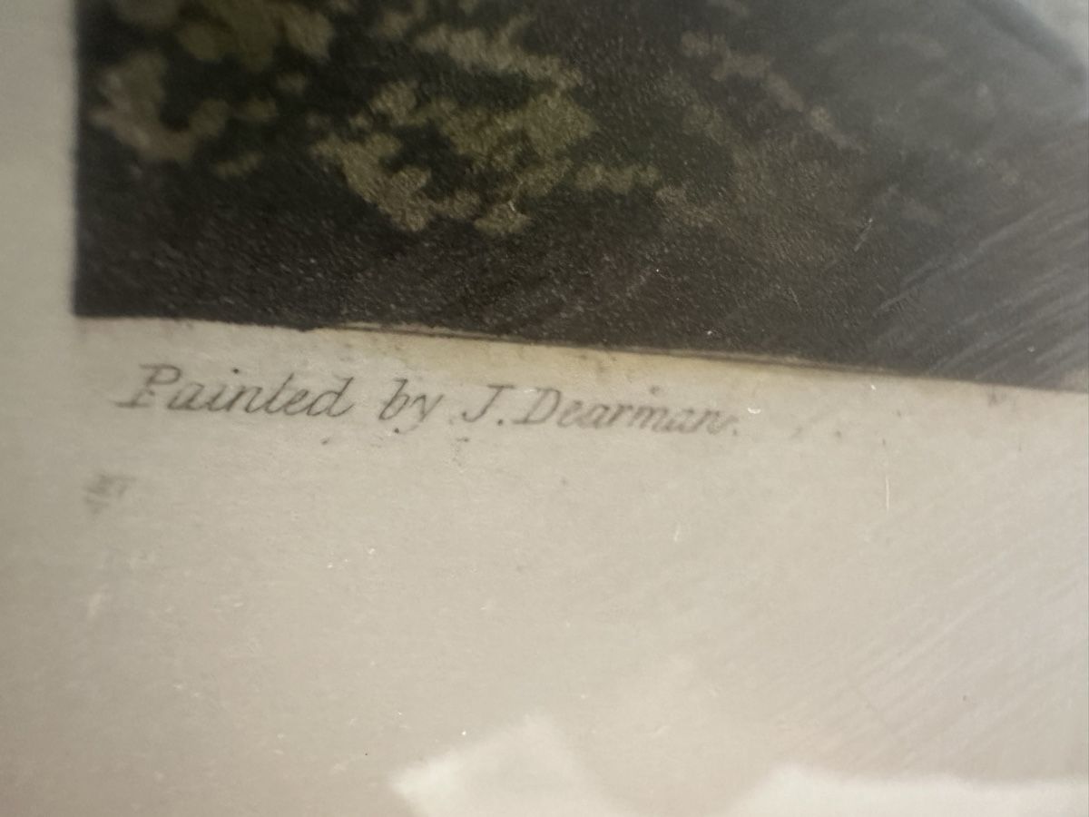Incisioni: Handkolorierter Stich "Spring" von John Dearman Goldrahmen  – Usato da Ebikon venduto da Gaenggeliwaar 3