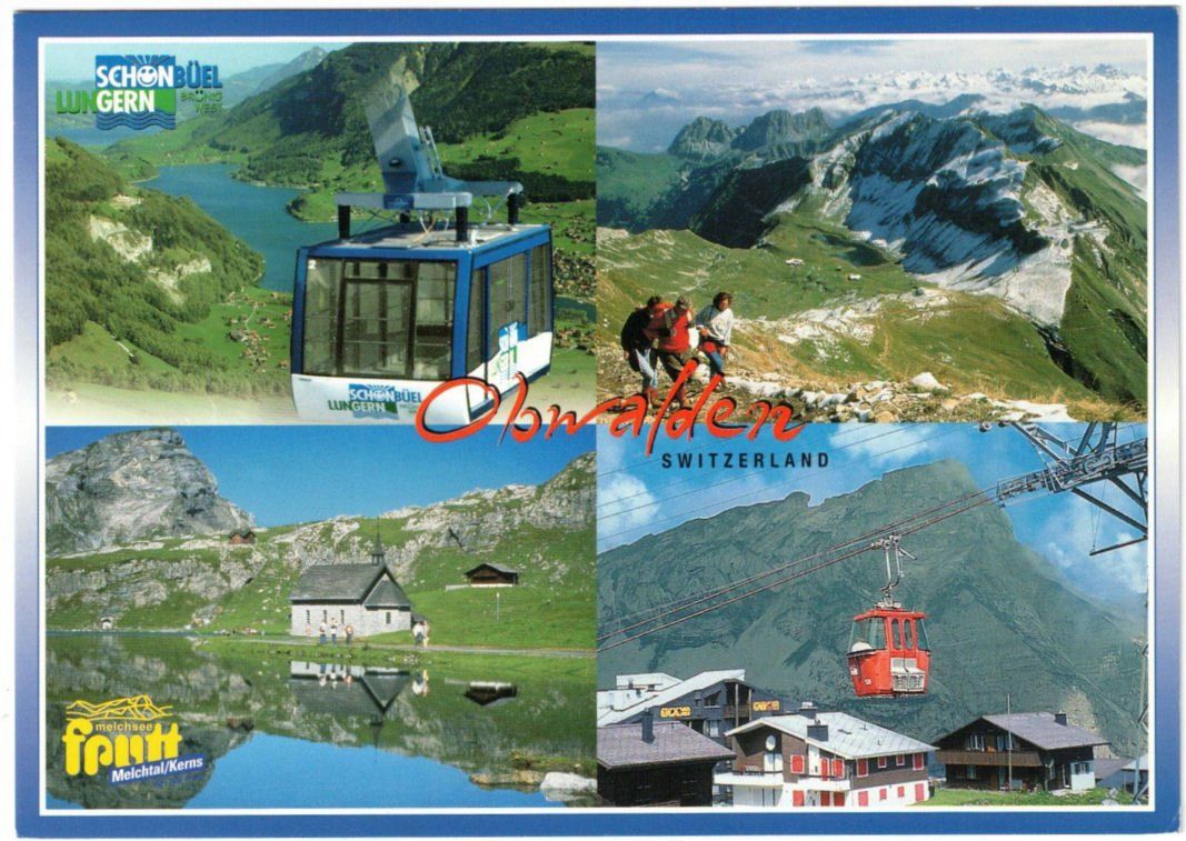 Ansichtskarten: Obwalden - 4 Bild AK – Gebraucht aus Binningen von Mountainrider