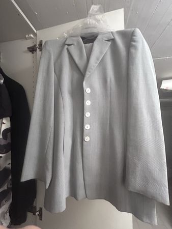 Elegantes Anzug-Sakko und Hose in Grau Kariert, Gr. 38