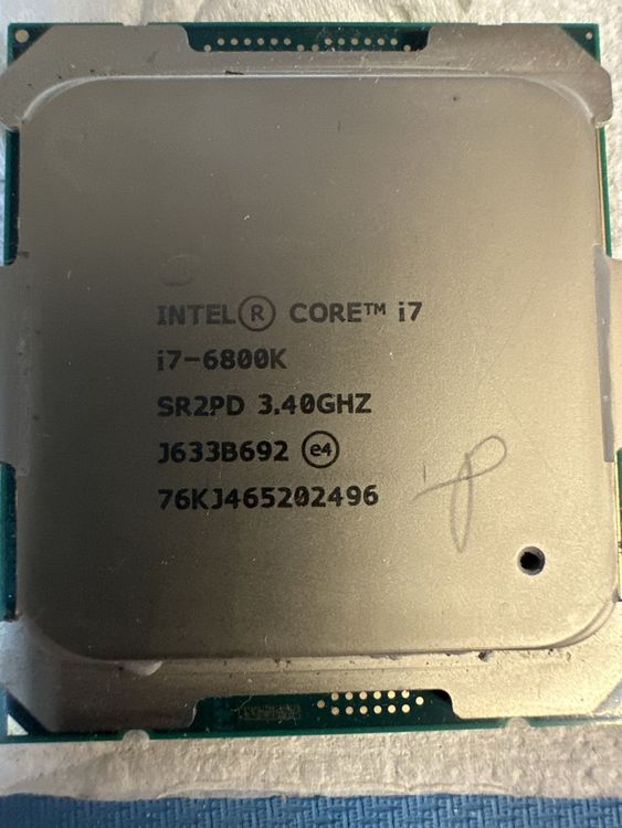 Intel Core I7-6800K (6 Cœurs, 3.4 GHz) Processeur LGA2011-v3 - Occasion