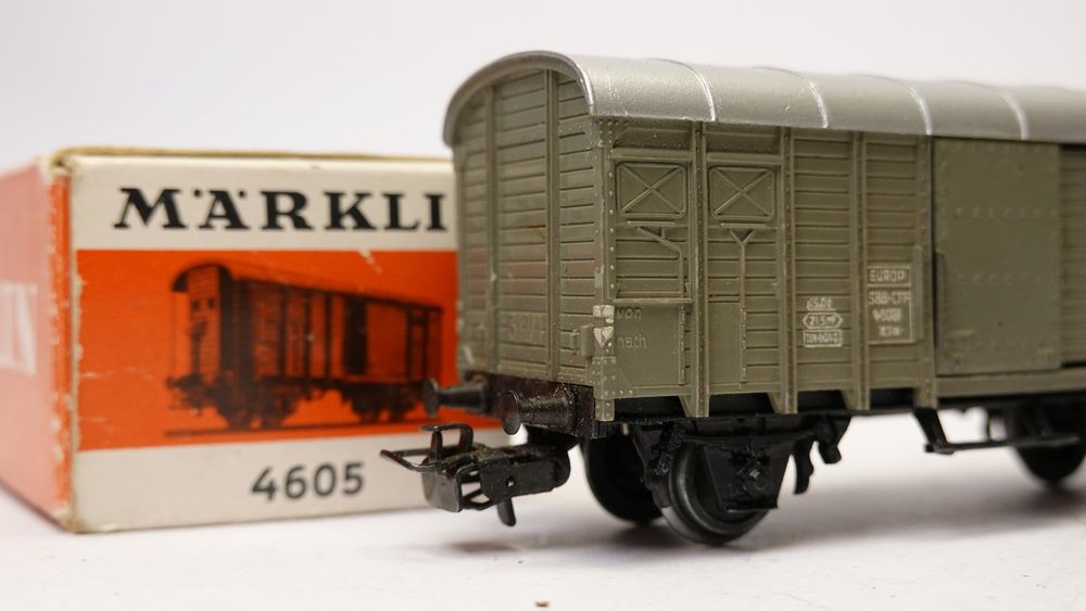 e4 Märklin 4605 SBB Güterwagen K3 grau | Kaufen auf Ricardo