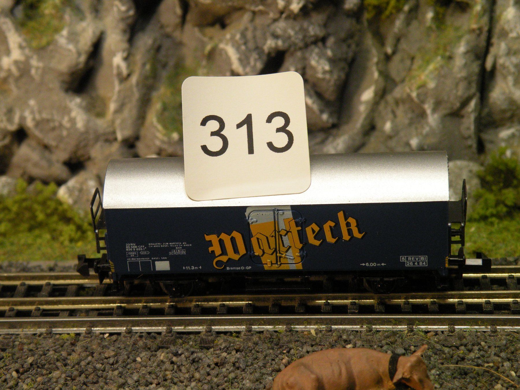 Modellini di ferrovie: Modelleisenbahn  Bierwagen, 313 – Usato da Steffisburg venduto da loki36