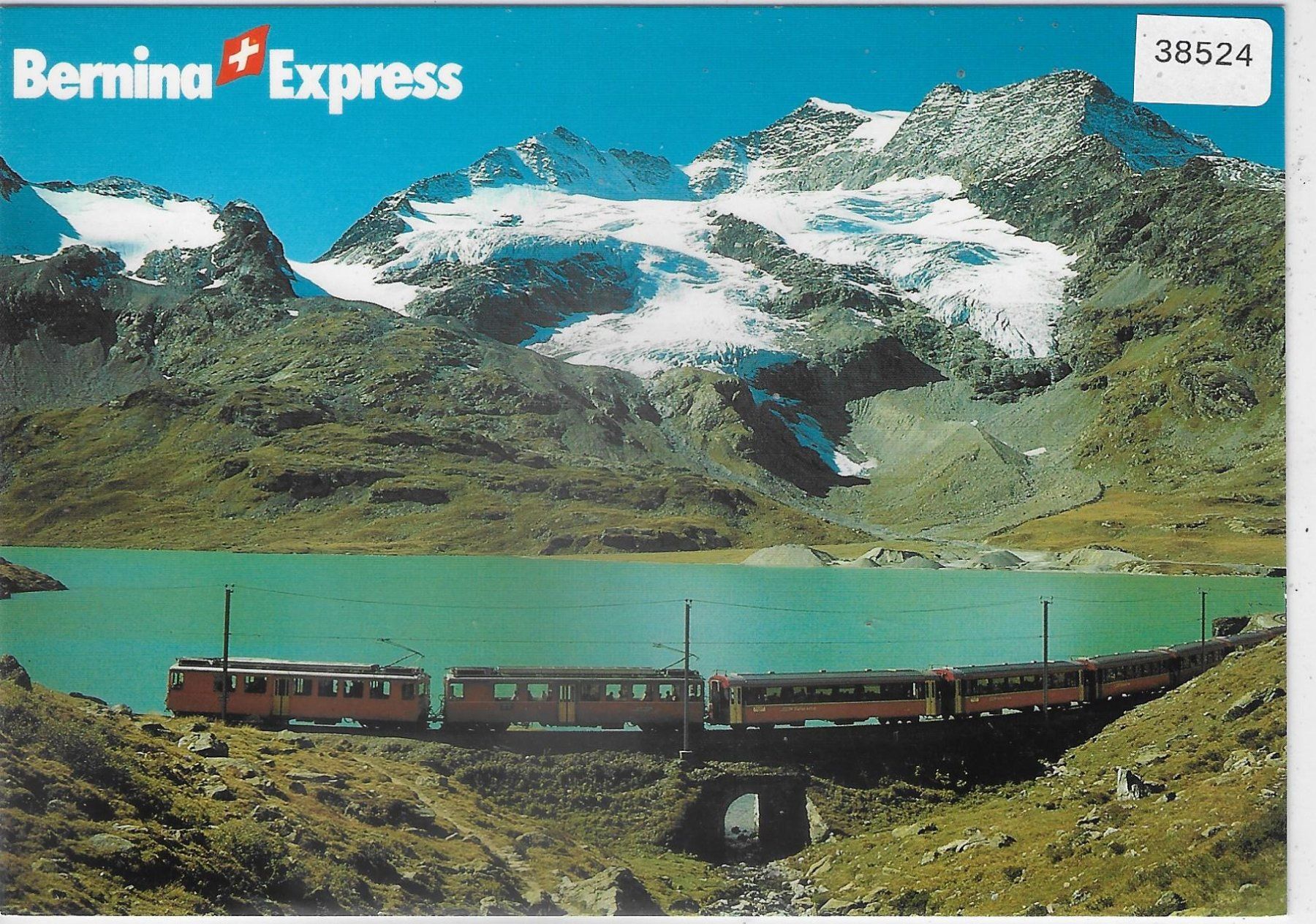 Cartoline postali: Bernina Express auf dem Bernina Pass – Usato da Ettingen venduto da Kartenplanet