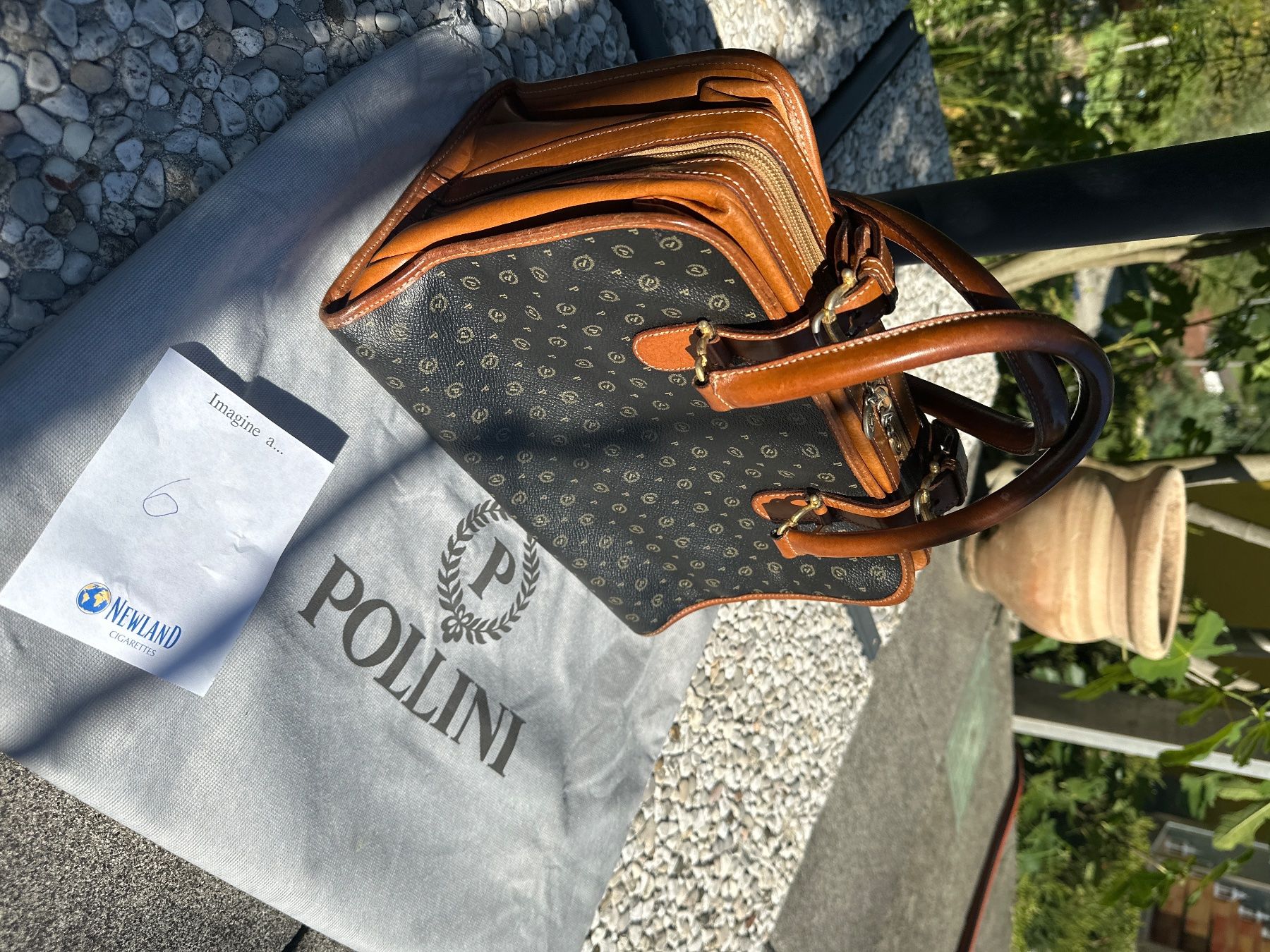 Borse da donna: Pollini heritage handbag black & brown leather – Usato da Monteggio venduto da dem_7zj2 6