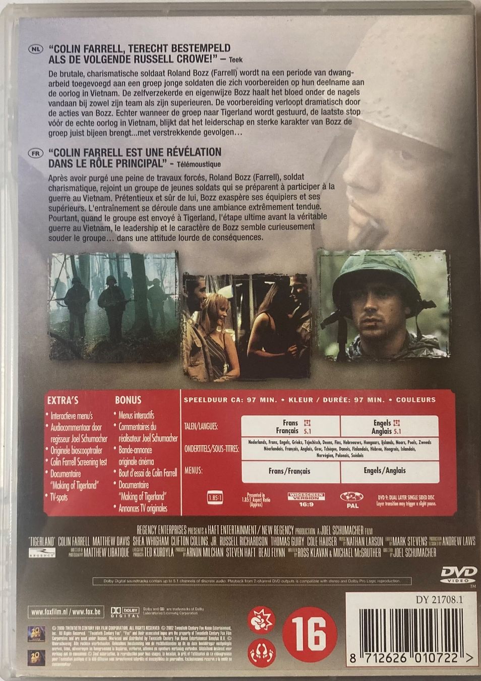 Alle DVDs: COLIN FARRELL - TIGERLAND – Gebraucht aus Poliez-Pittet von Newtown-Records 1