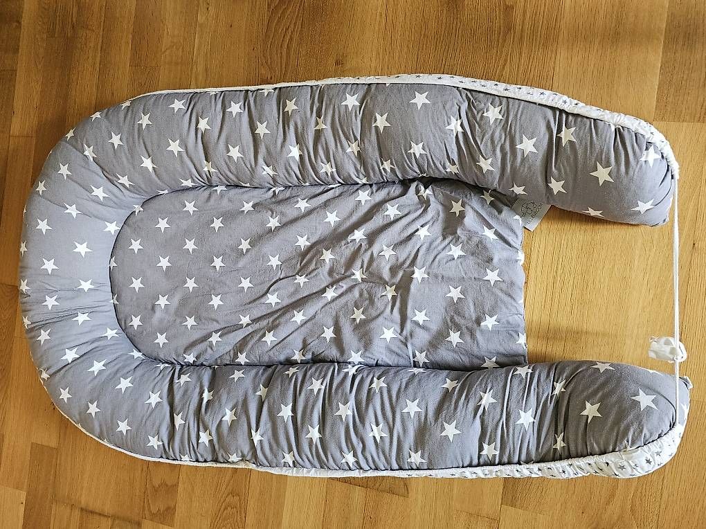 Letti: Babynest Ullenboom grau mit Sternen – Usato da Menzingen venduto da sarhub 3