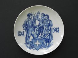 Gedenkteller -  1848 - 1948 von Langenthal