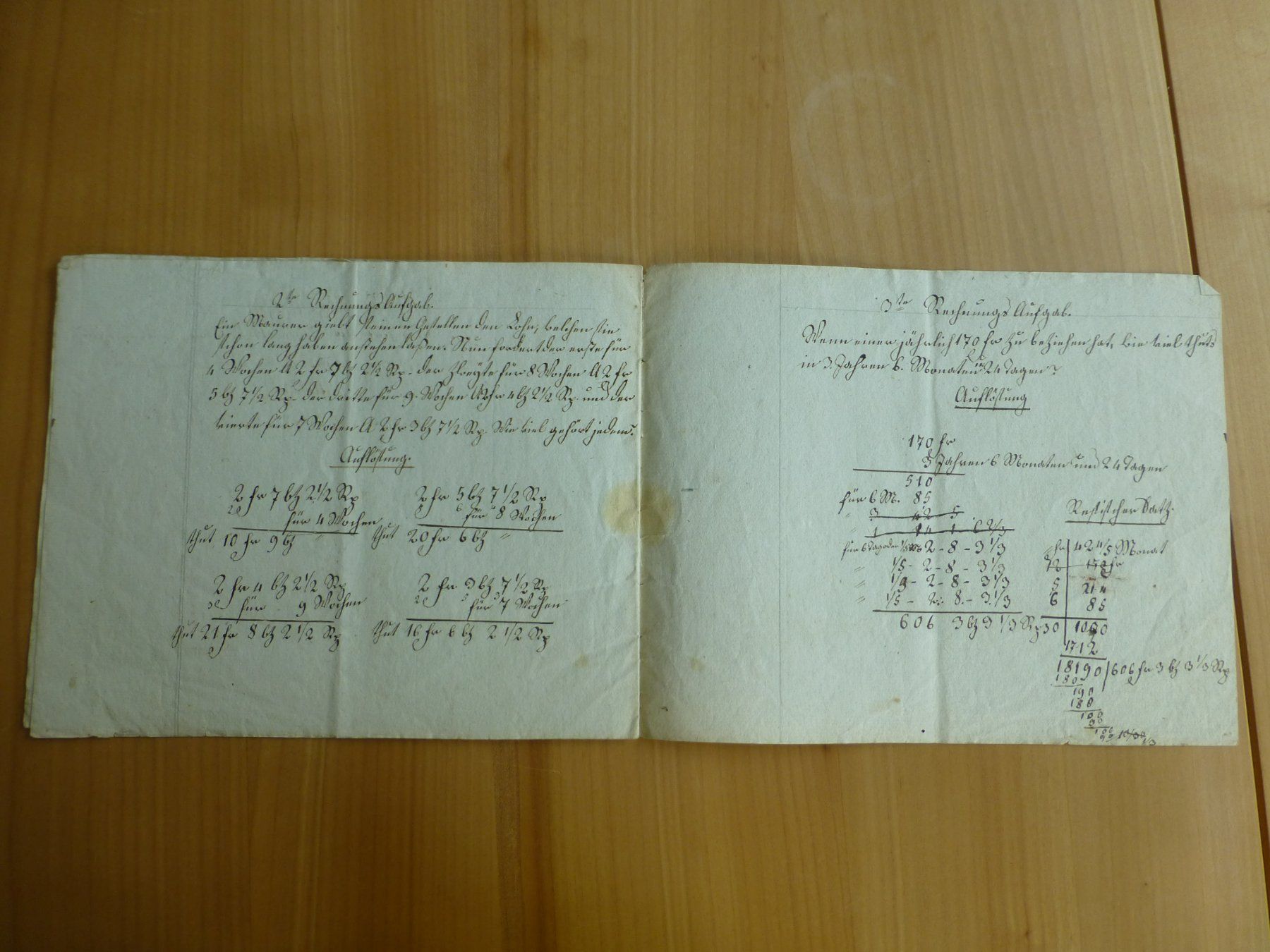 Dokumente: Alchensdorf, 31.März 1815   Erbteilung – Gebraucht aus Bettlach von 1saurer 5