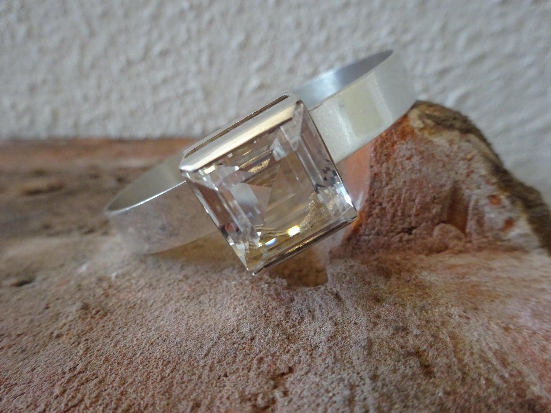 Bracciali & Braccialetti: Armreif Bergkristall 925 S / Lindström – Usato da Esslingen venduto da FetteSchnecke 3