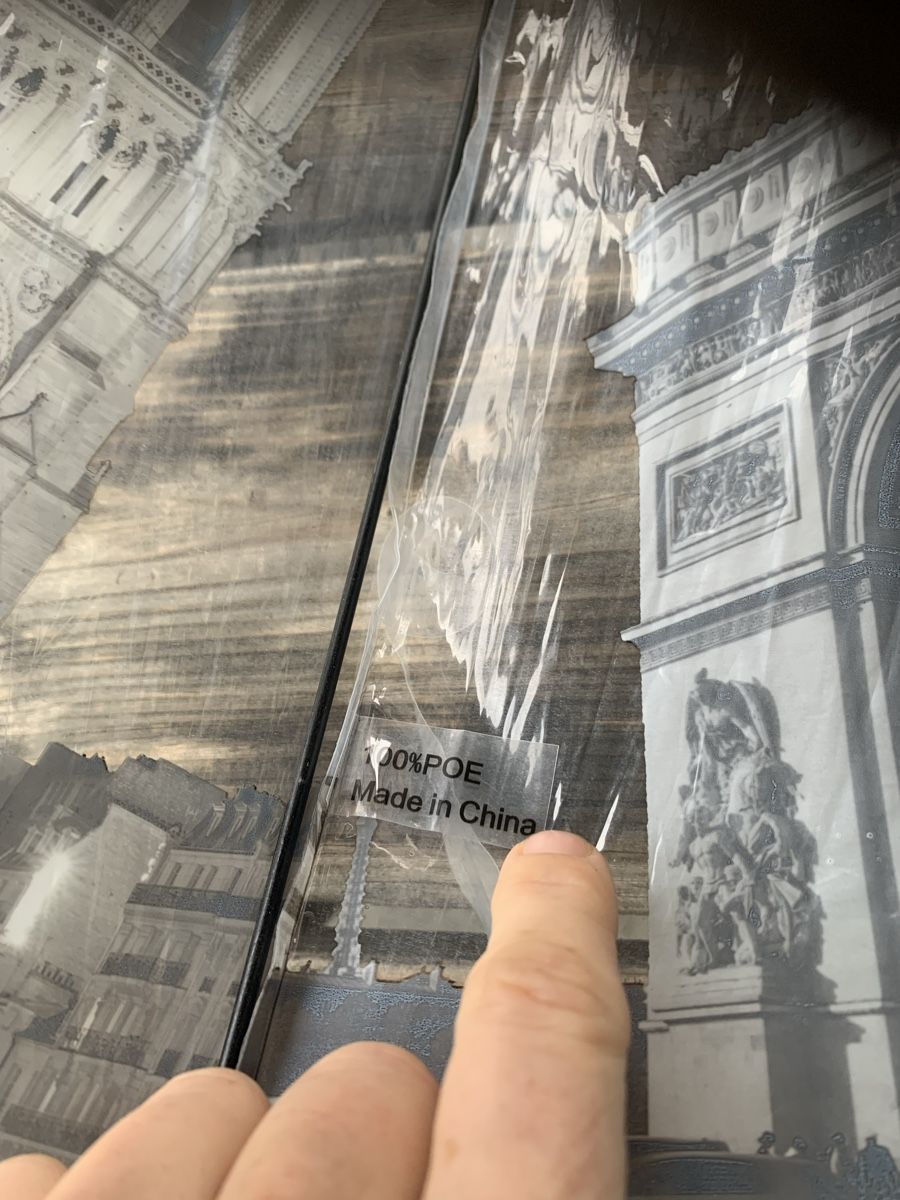 Ombrelli: Regenschirm durchsichtig mit Paris-Motiven – Usato da Uster venduto da Flummi 9