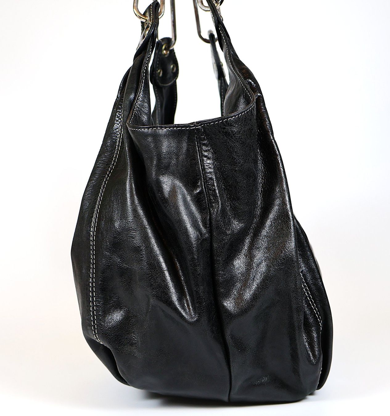 Navyboot Borse da donna: Navyboot Luxus Beuteltasche, Echtleder schwarz neuwertig – Usato da Zweidlen venduto da Supermari1 2