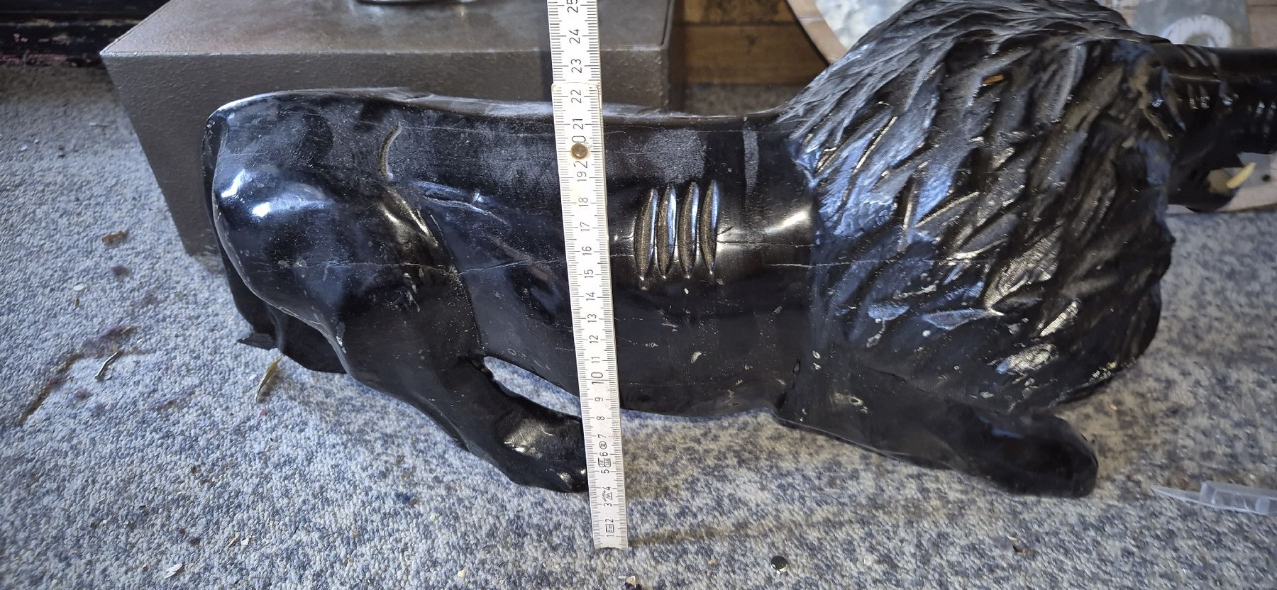 Figurines: Löwenfigur schwarz ca. 55cm Länge – D'occasion à Netstal par rin_qm2x 5