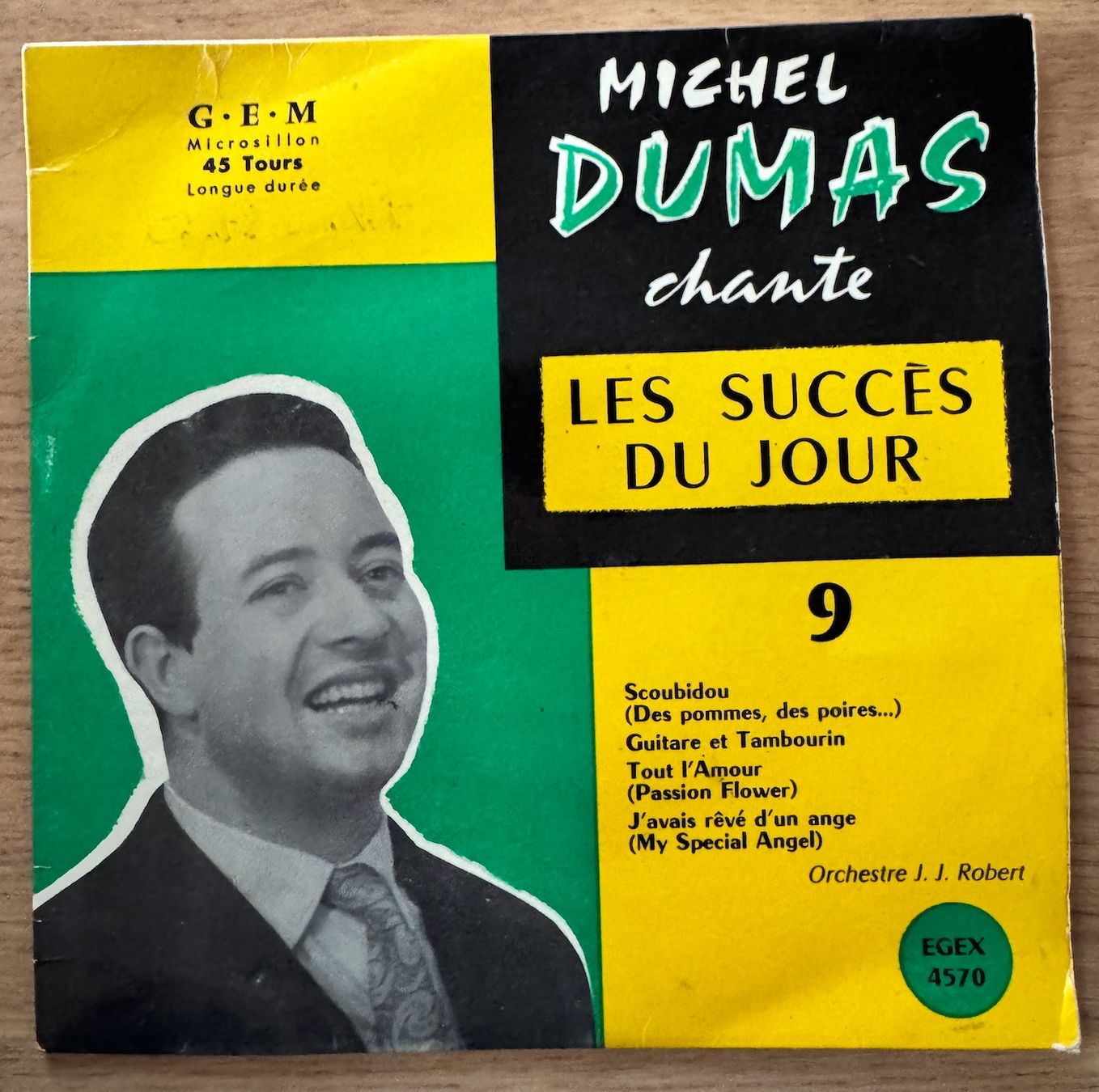 Dischi in vinile: Michel Dumas chante Les succès du jour 9 – Usato da Lausanne venduto da davzic