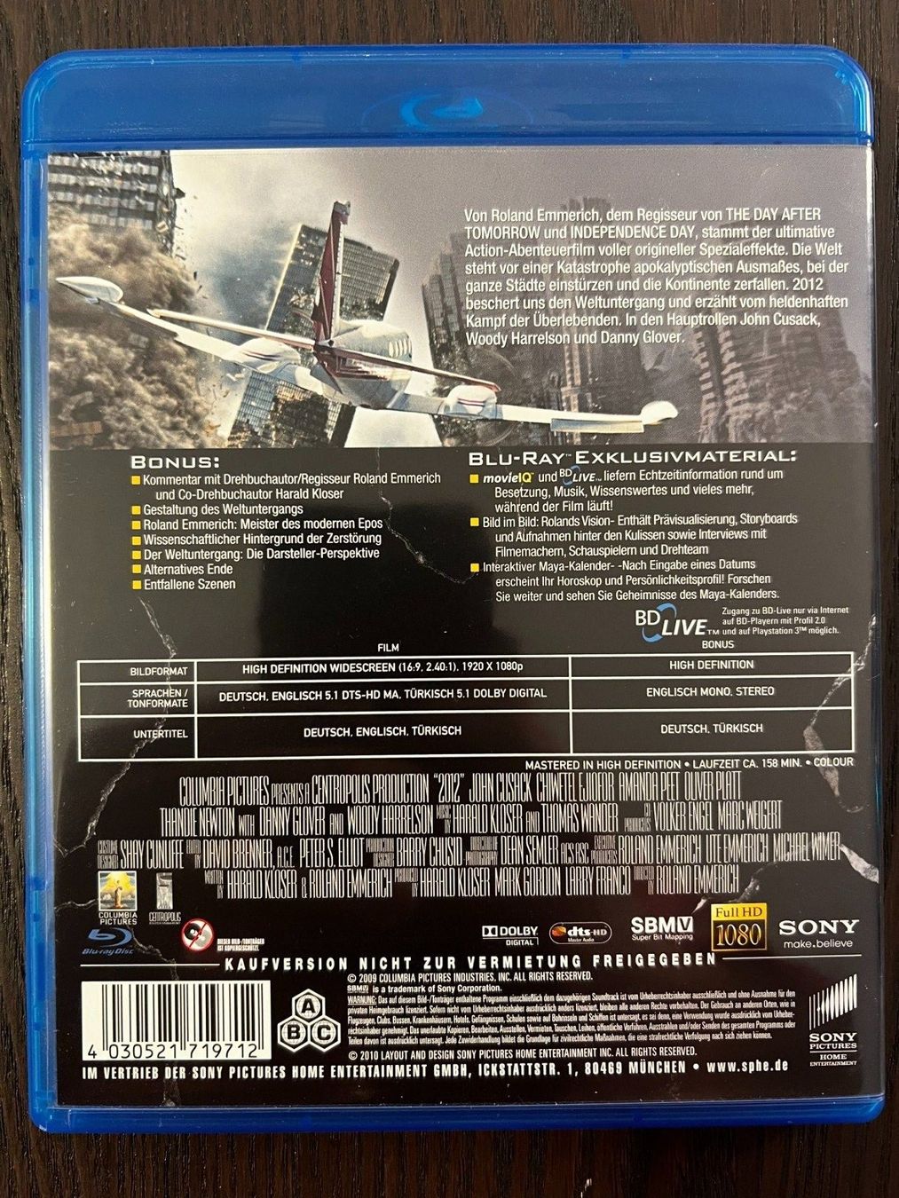 Tous les DVDs: 2012 – D'occasion à Zürich par Blu-ray_ZH 1