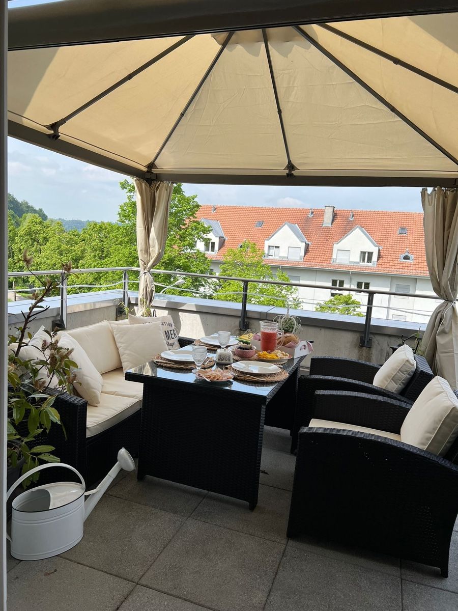 Gonser Sessel: Gartenset Korfu schwarz/beige – Gebraucht aus Niederwangen BE von Sidney07
