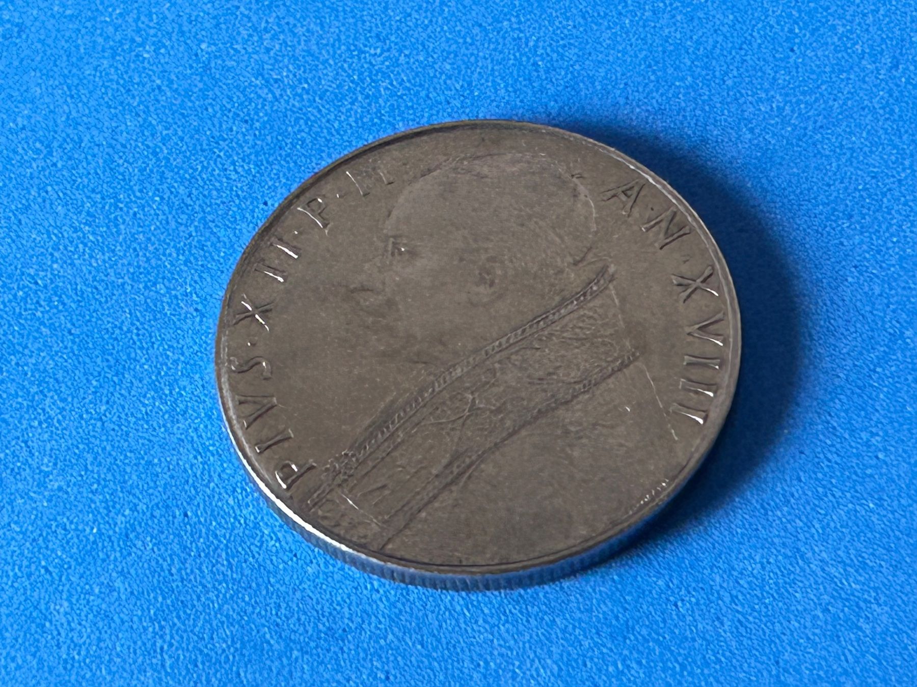 Tutti le monete: Vatican - 100 Lire - Pius XII 1956 – Usato da Corcelles NE venduto da AJKader 3