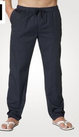 Herren Hose mit Elastbund und Bindekordel