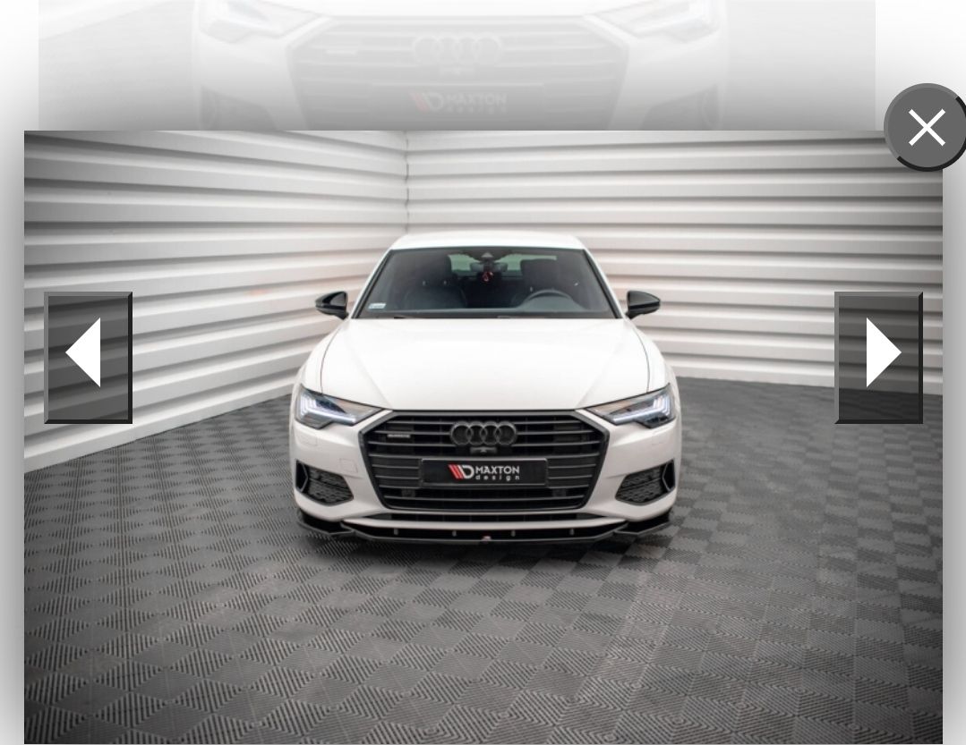 Toutes les pièces auto: Audi A6 Frontspoiler Maxton Design V.1 neu – Neuf avec emballage d'origine à Sargans par zej_zpg8 3