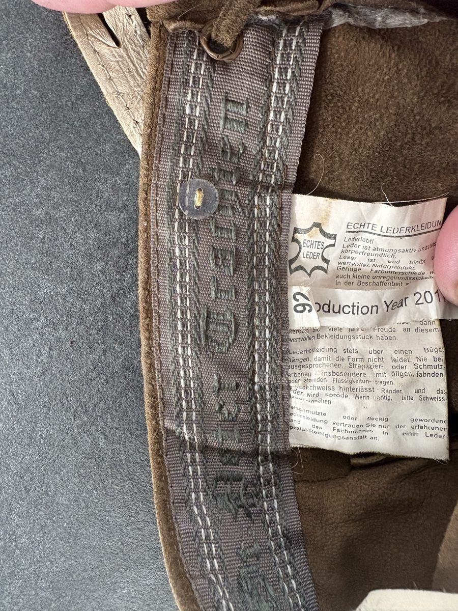 Pantaloni: Kinder Lederhose Hemd Gr 92 – Usato da Waldkirch venduto da bobby205 2