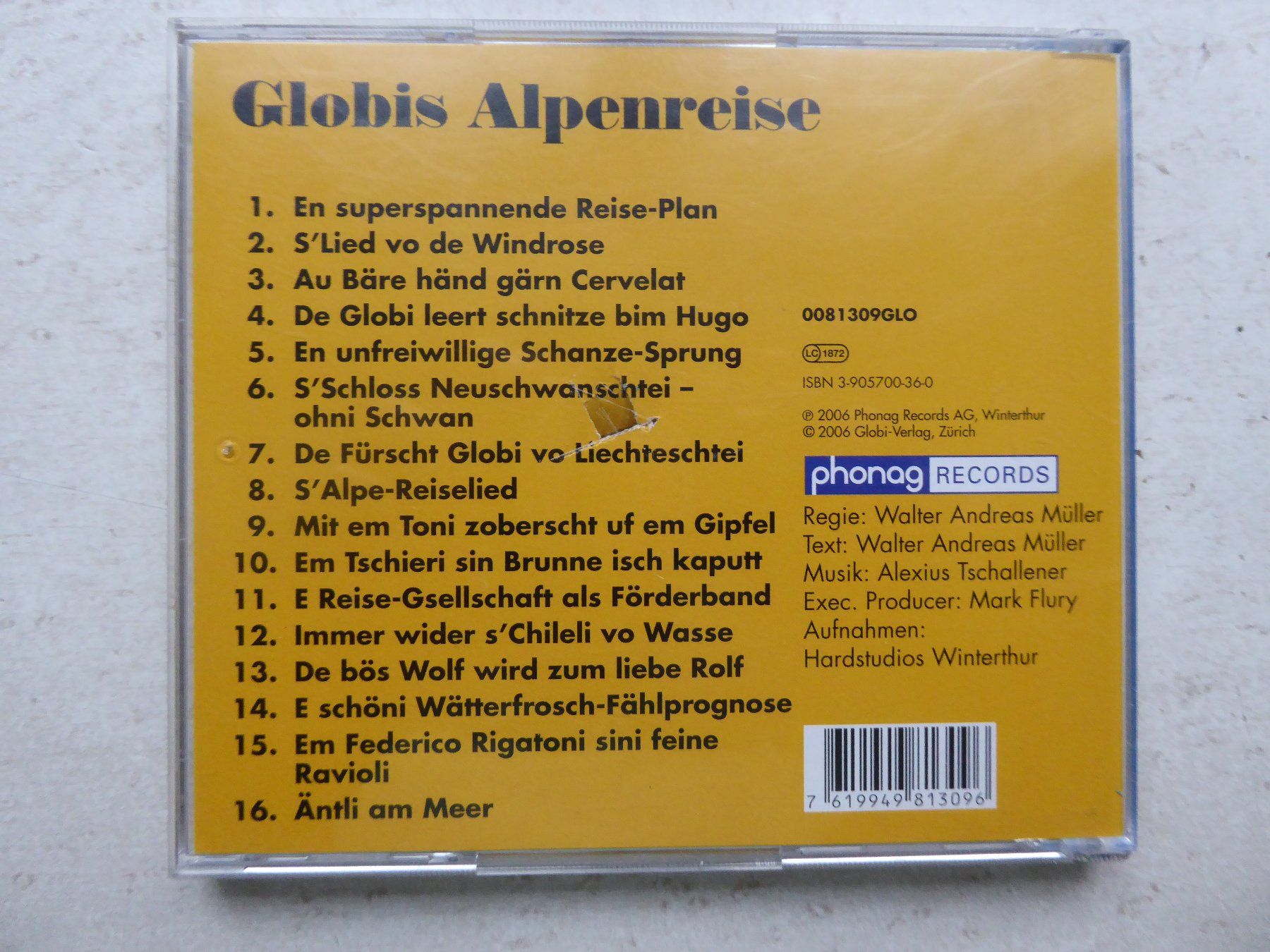 CD: CD Globis Alpenreise – Usato da Gossau SG venduto da tenerife11 2