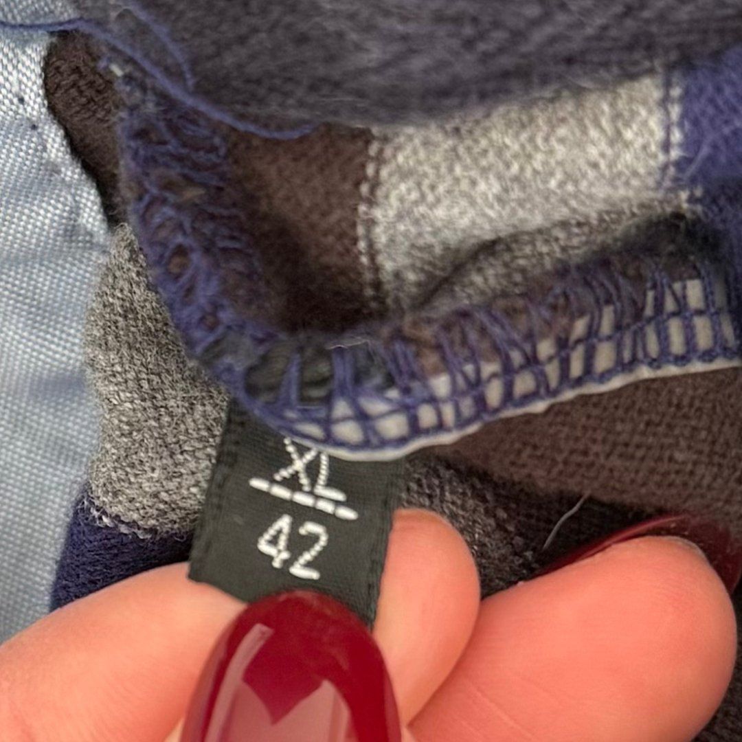 Massimo Dutti Polo-Shirts: MASSIMO DUTTI Polo Rayé Bleu & Brun - Taille XL – Gebraucht aus Vevey von secondlifevevey 3