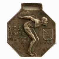 Medaille Sport 1938 S.C.Z. Jugendschwimmen ZH