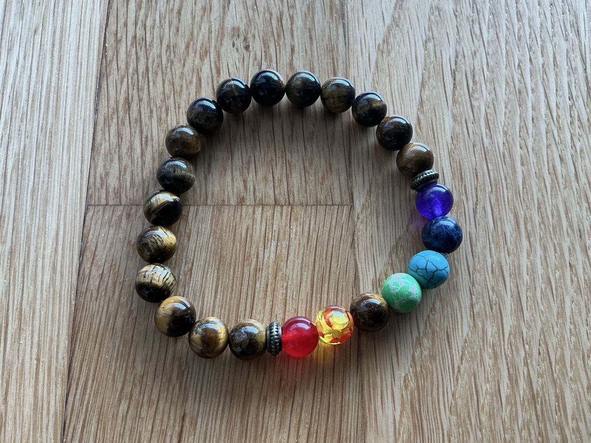 Bracciali & Braccialetti: Chakra Gemstone Bracelet - Healing Crystals – Nuovo (secondo la descrizione) da St-Prex venduto da Columbiajim 3