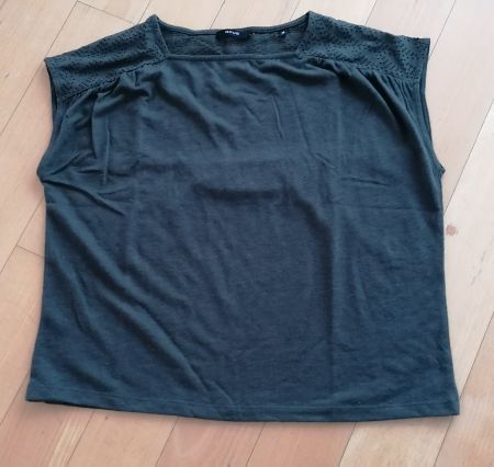 NEUES T-Shirt OPUS Gr. 38, Farbe black oliv