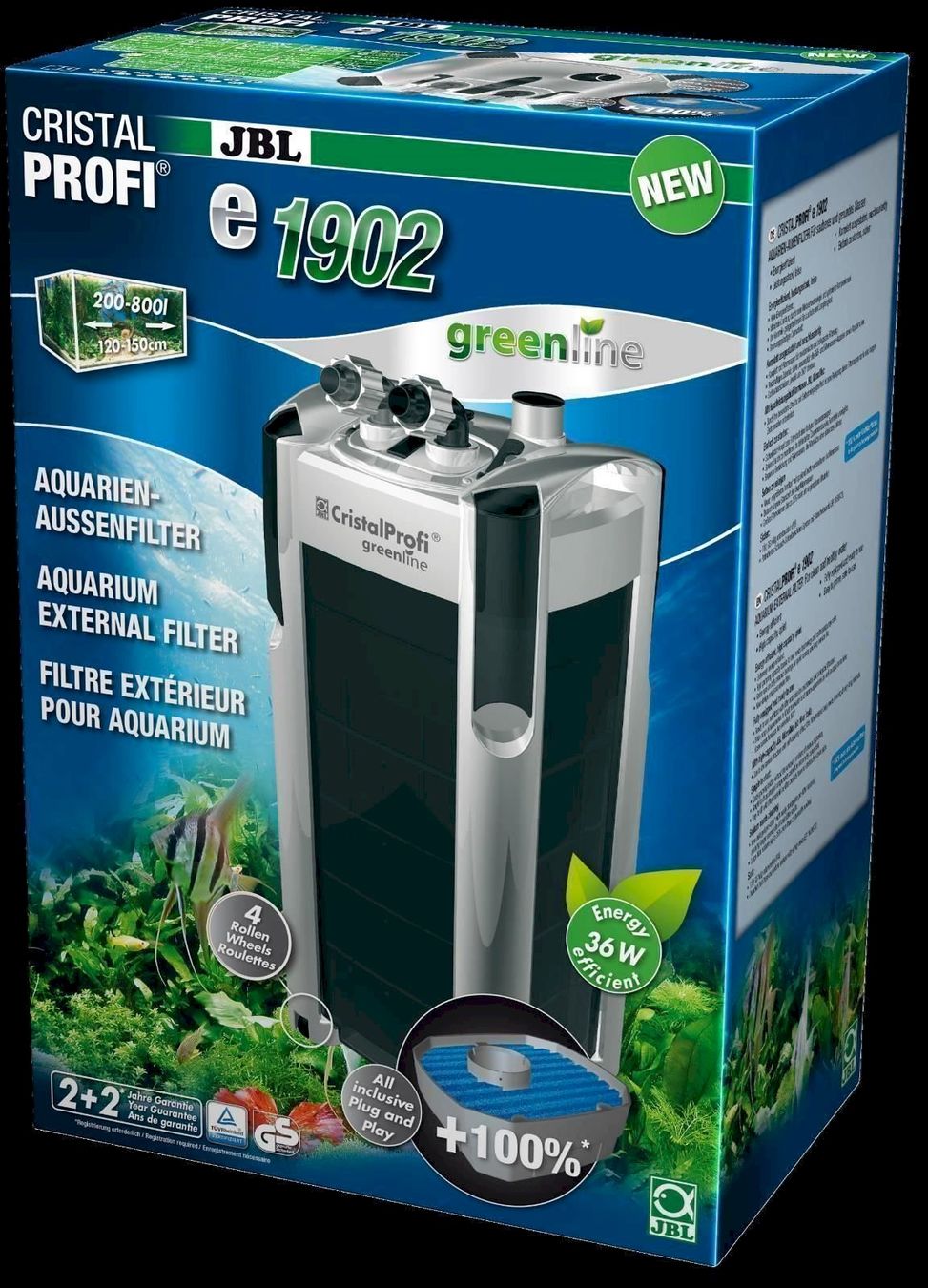Filtres: JBL Aussenfilter Cristal E1902 – Neuf avec emballage d'origine à Bottighofen par zaap