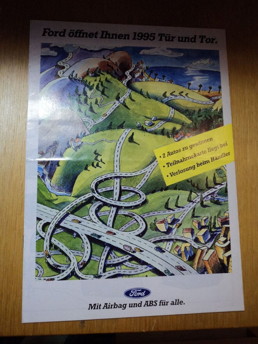 Ford Documenti: Prospekt Ford Jahresprogramm 1995 – Usato da Schwarzenburg venduto da modelCARama 2