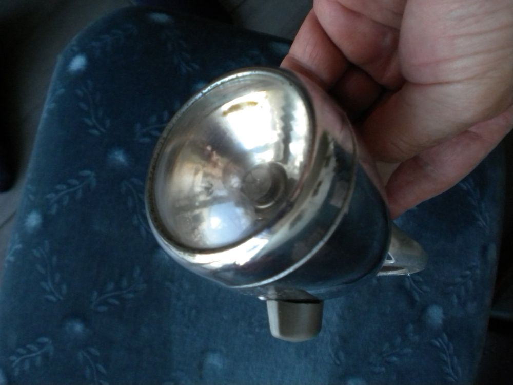 Ancien Phare De Vélo Lucifer Aéro Avec Support – Suisse Vintage