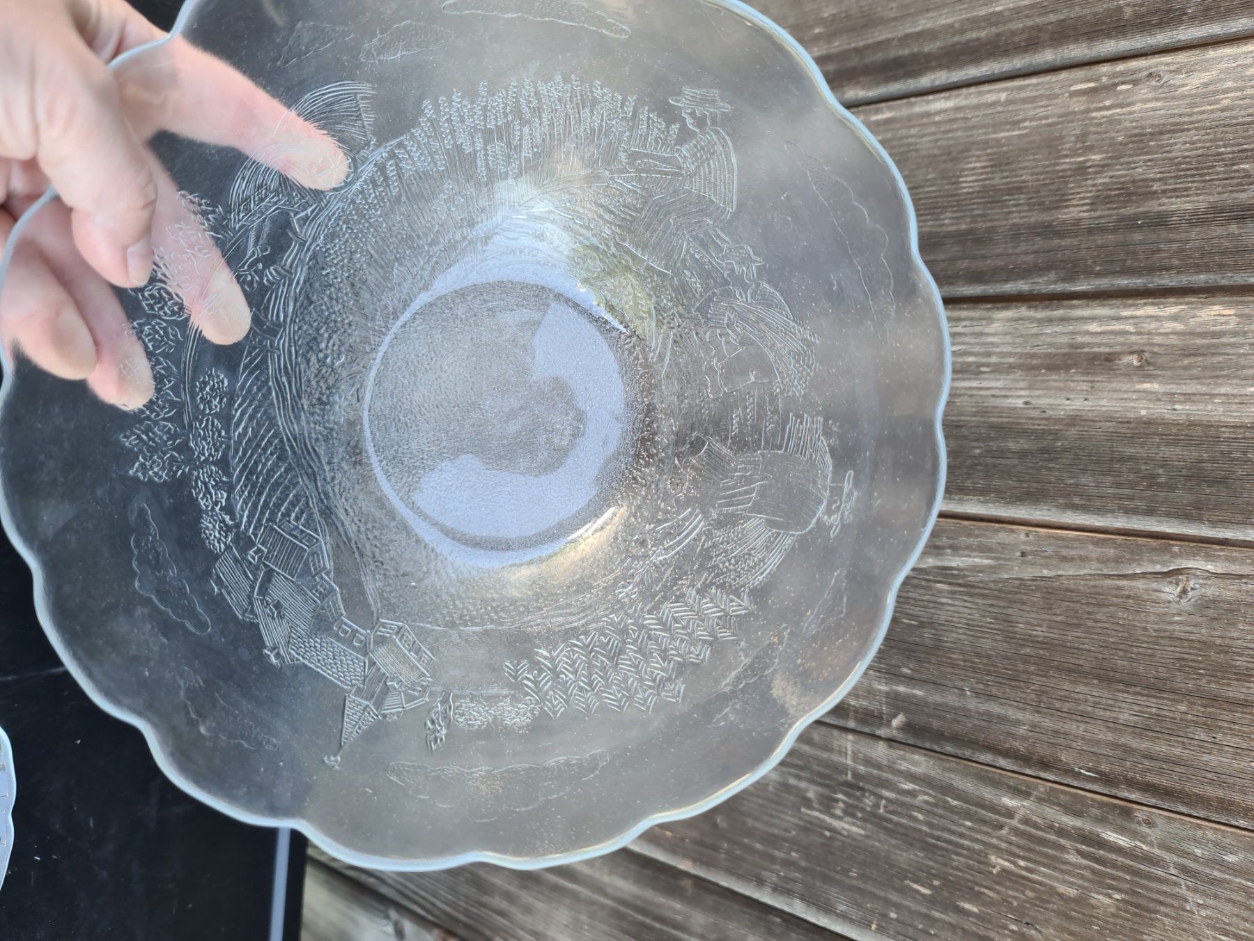 Ciotole: Glas Schale& Teller mit Motiv – Usato da Niederlenz venduto da DaveDasWahnsinn 3