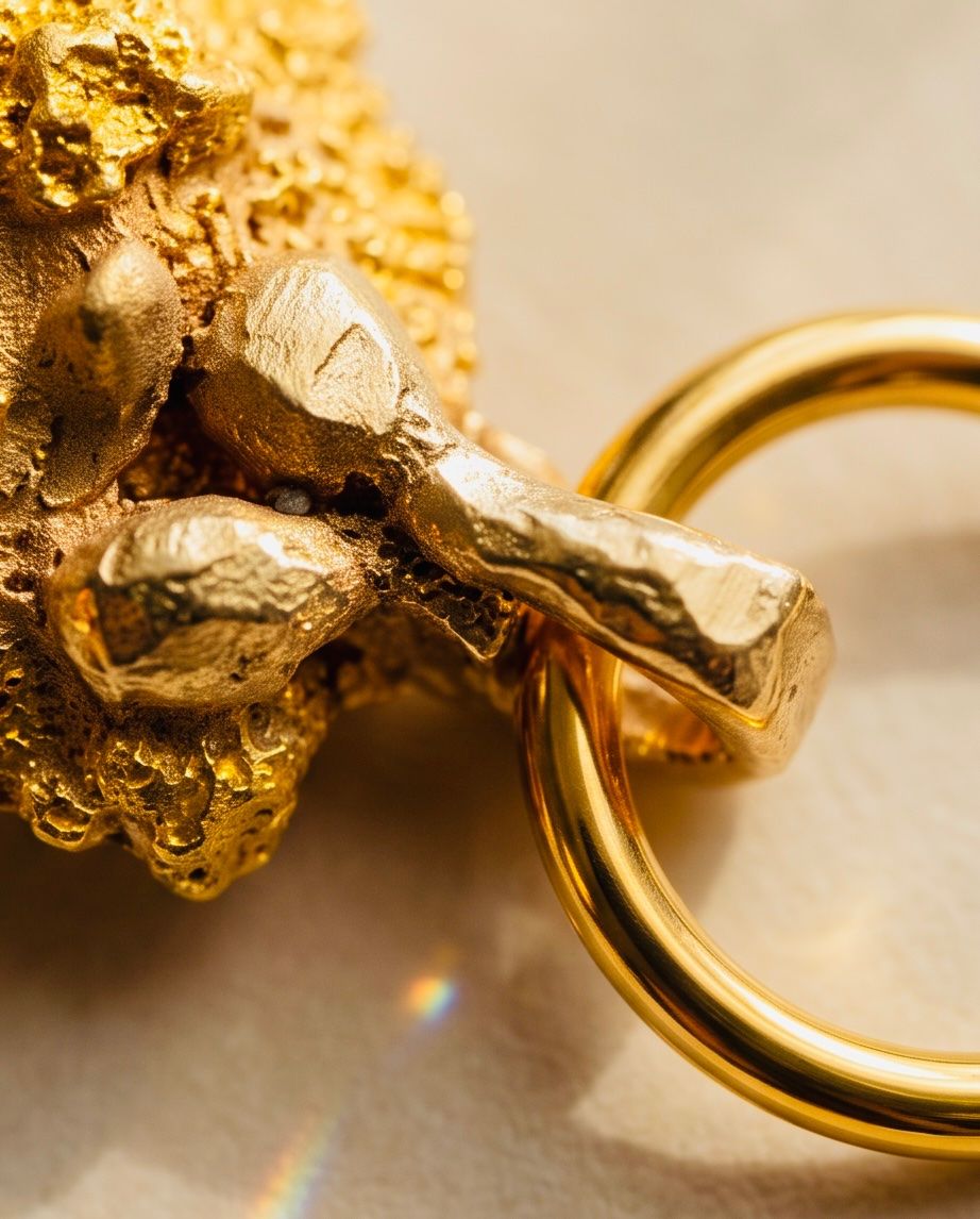 Anhänger: Gold Nugget Anhänger – Neu (gemäss Beschreibung) aus Wohlen AG von Maewa-Gold 3